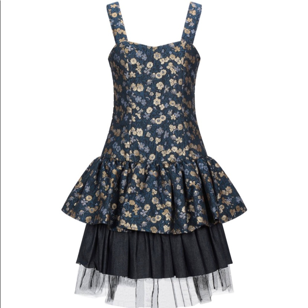 I’M ISOLA MARRAS Denim Blue Dress**US 6,8 $895
